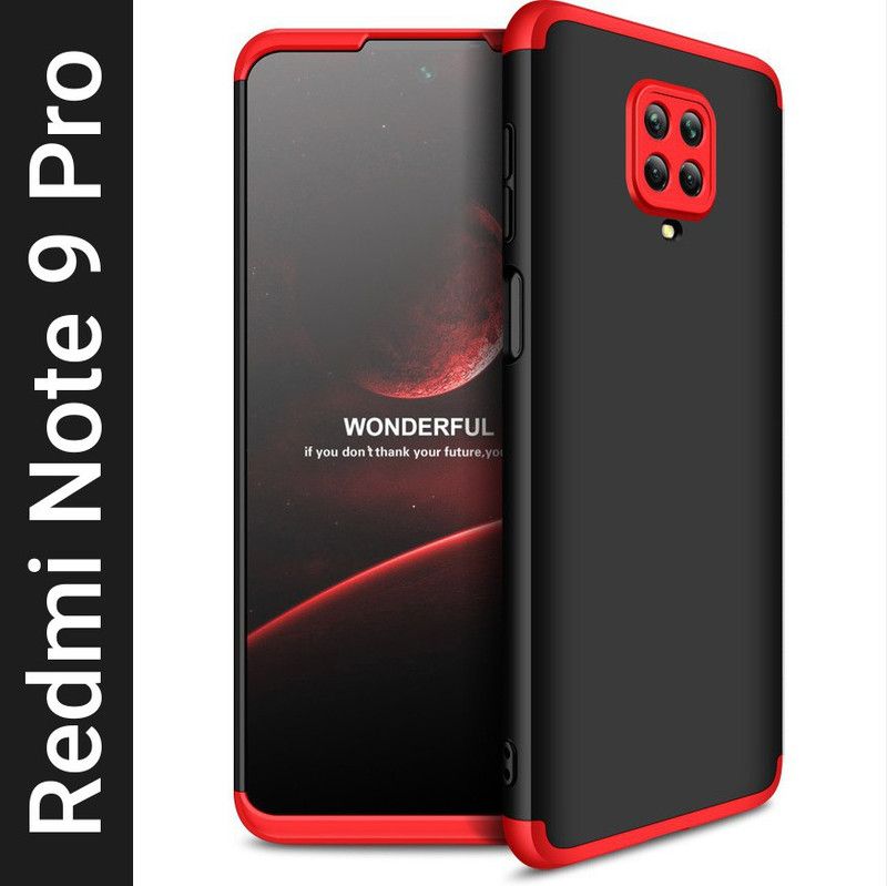 SAPCASE Front & Back Case for Poco M2 Pro, Mi Redmi Note 9 Pro, Mi Redmi Note 9 Pro Max  (Red, Dual Protection, Pack of: 1)