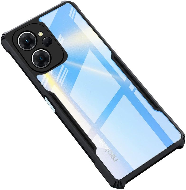 Sendrata Back Cover for Realme 9i (5G)  (Black, Pack of: 1)