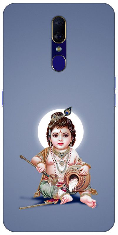 INDIALAND Back Cover for Oppo A9, Oppo F11  (Blue, Grip Case, Silicon, Pack of: 1)