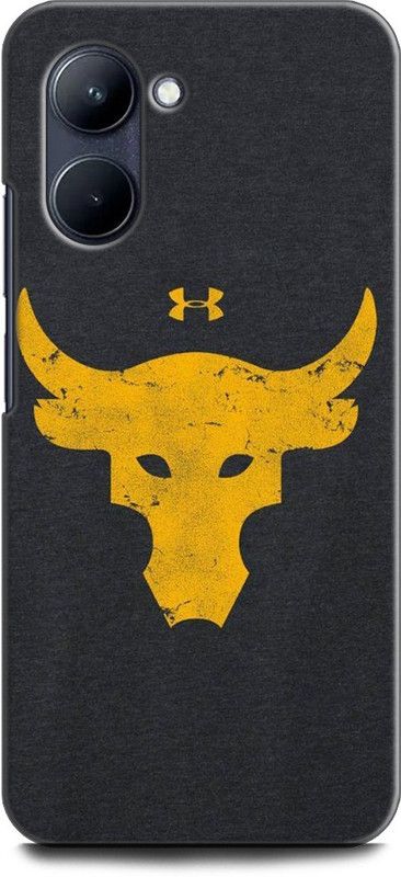 WallCraft Back Cover for Realme C33, RMX3624 BULL, ROCK, WWE, DWAYNE, JHONSON, LOGO  (Multicolor, Dual Protection, Pack of: 1)