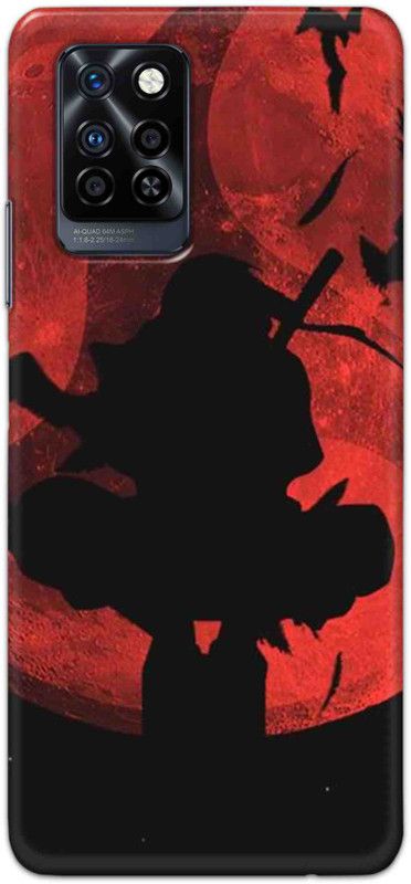NDCOM Back Cover for Infinix Note 10 Pro  (Black, Red, Hard Case, Pack of: 1)