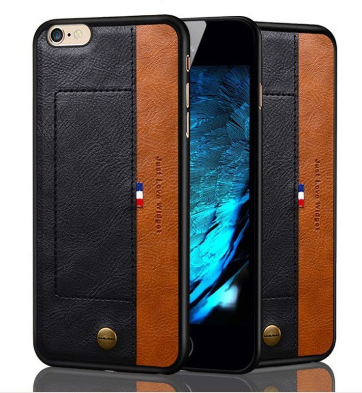 WUW Back Cover for Apple iPhone 6, Apple iPhone 6s  (Brown, Black)