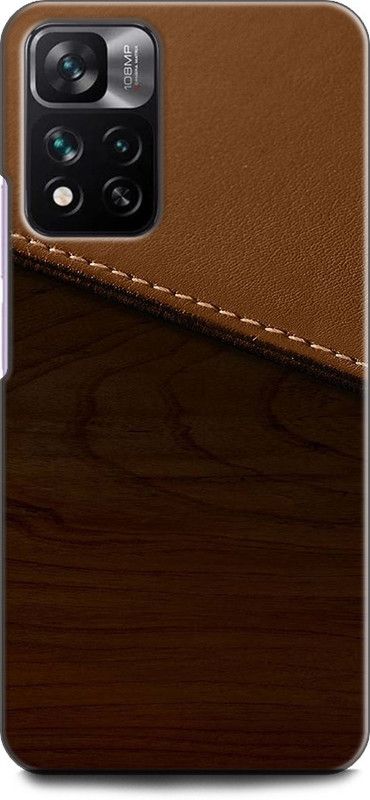 KEYCENT Back Cover for Xiaomi 11i 5G BROWN, LEATHER TEXTURE, WOOD, WOODEN TEXTURE  (Multicolor, Shock Proof, Pack of: 1)