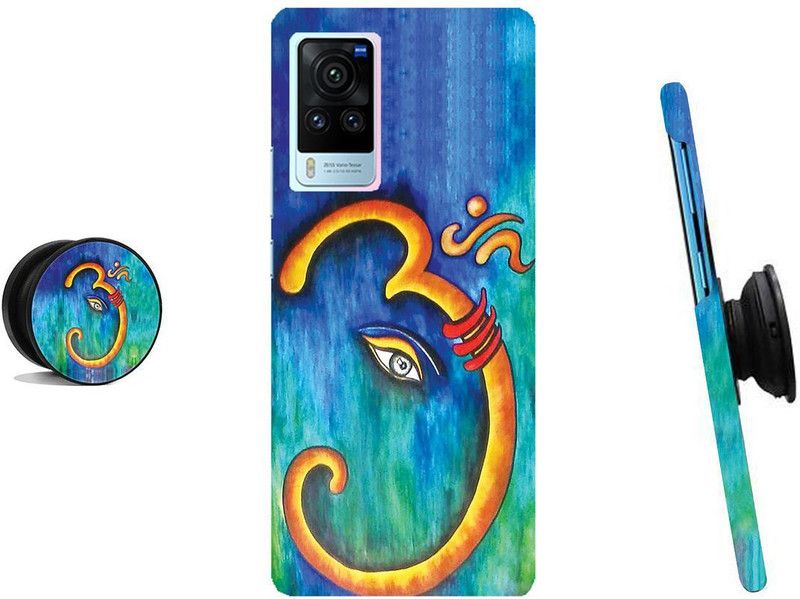 ZAPPY Back Cover for Vivo X60 Pro  (Multicolor, Cases with Holder)