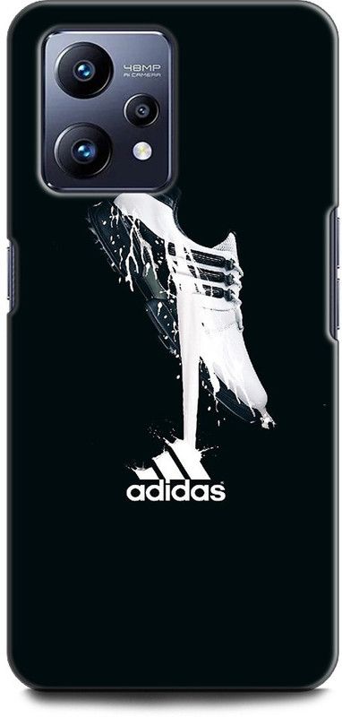 INDICRAFT Back Cover for Realme Narzo 50 Pro 5G, RMX3395 ADIDAS, SNEAKERS, LOGO, ADIDAS SHOES, BLACK N WHITE  (Multicolor, Shock Proof, Pack of: 1)