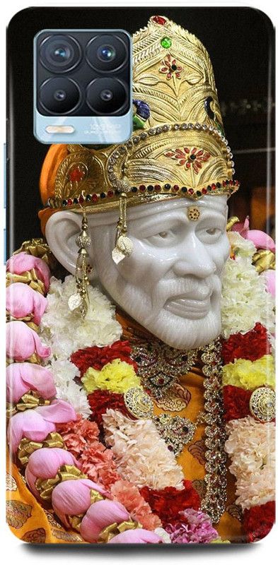 FRONK Back Cover for Realme 8 Pro, SHIRDI, KE, SAI, BABA, SAI, SAINATH  (Gold, Hard Case, Pack of: 1)