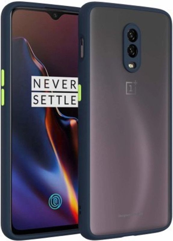 Cermarise Back Cover for OnePlus 7  (Blue, Camera Bump Protector, Pack of: 1)