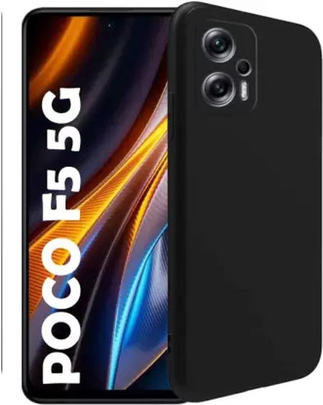 Kglking Front & Back Case for Poco F5 5G, Poco F5 5G, Poco F5 5G  (Black, Shock Proof, Silicon, Pack of: 1)