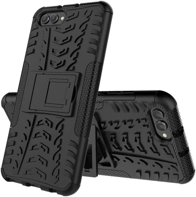 SmartPoint Bumper Case for Honor View 10  (Black, Shock Proof, Pack of: 1)