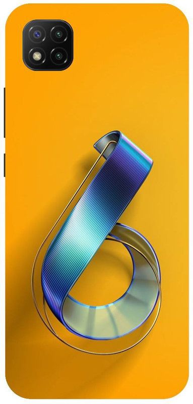 UMPRINT Back Cover for Poco C3/MZB07RJIN 6 Number Printed Back Cover  (Multicolor, Hard Case, Pack of: 1)