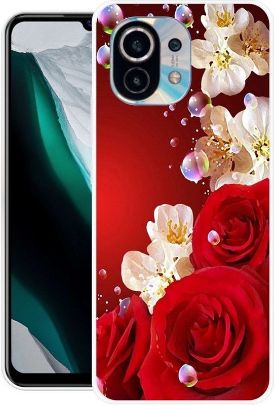Khadoliya Back Cover for Mi 11  (Multicolor, Grip Case, Silicon, Pack of: 1)