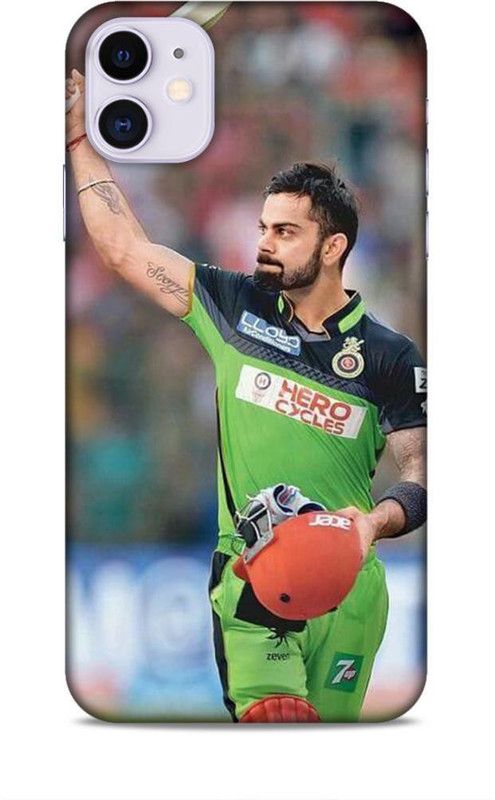 Trinetra Back Cover for Apple iPhone 11 (Virat Kohli / Cricket Player / IPL)  (Multicolor, Hard Case, Pack of: 1)