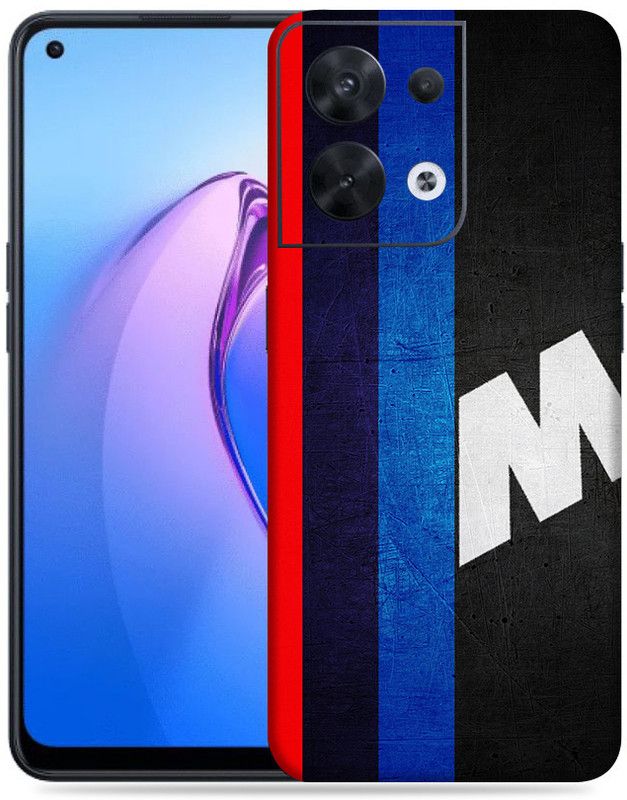 SkinoMania Oppo Reno 8 5G Mobile Skin  (Multicolor BMW M2)