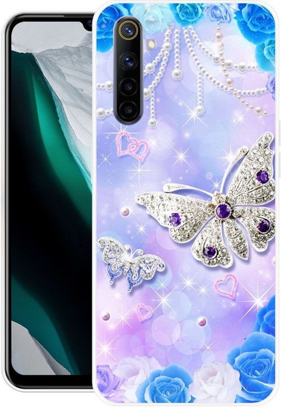 INDIALAND Back Cover for Realme 6, Realme 6i  (Multicolor, Grip Case, Silicon)