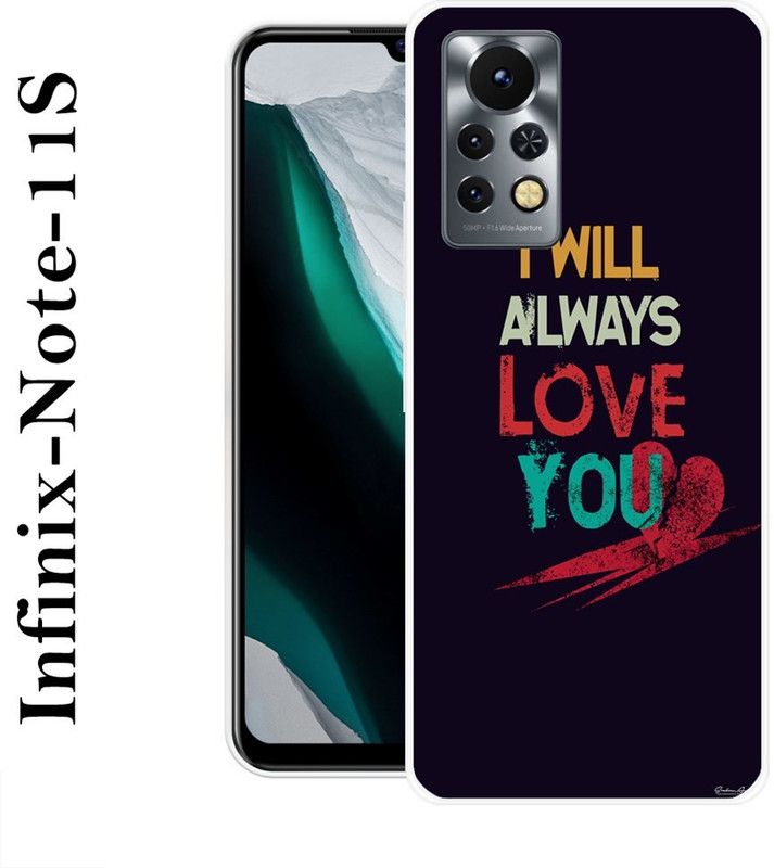 INDIALAND Back Cover for Infinix Note 11s  (Multicolor, Grip Case, Silicon)
