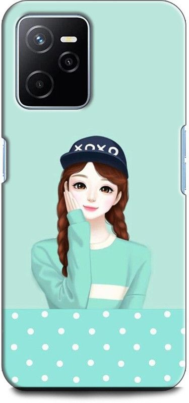 KEYCENT Back Cover for Realme Narzo 50A Prime, RMX3516 GIRL, ANIME, PINK, LOVELY GIRL, CARTOON, CUTE GIRL, DOLL  (Multicolor, Shock Proof, Pack of: 1)