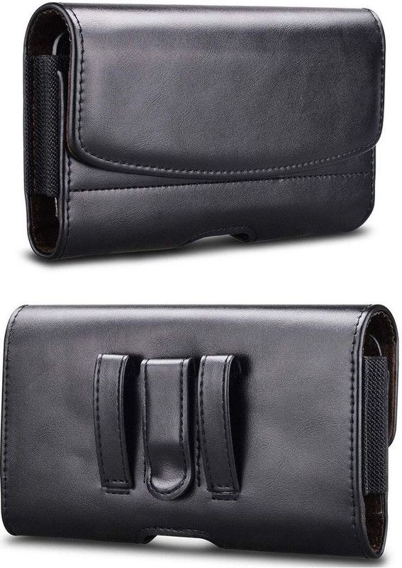 Pure Color Pouch for Asus Zenfone 5Z  (Black, Holster)
