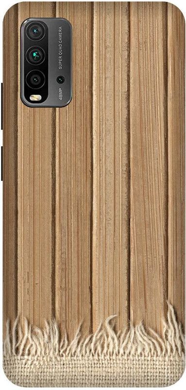 UMPRINT Back Cover for Redmi 9 Power Wood Texture, Art Printed Back Cover  (Multicolor, Hard Case, Pack of: 1)