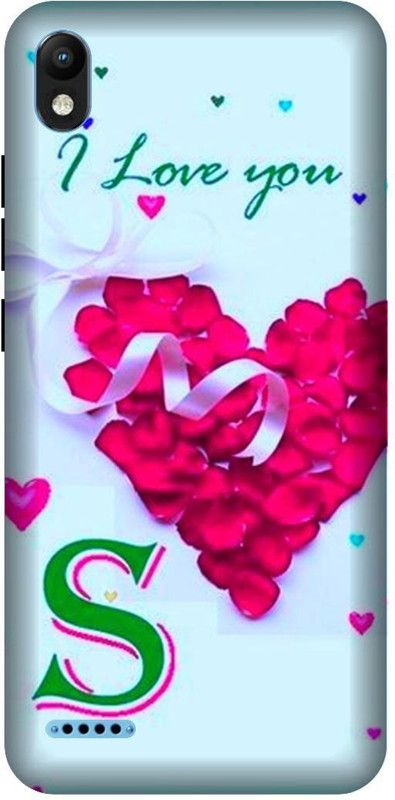 3D U PRINT Back Cover for Infinx Smart 2 ,X5515I,X5515F, S letter,S name S word  (White, Waterproof, Pack of: 1)