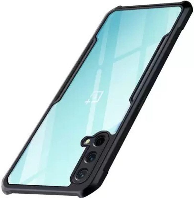 Cafune Back Cover for OnePlus Nord CE 5G  (Black, Transparent, Dual Protection, Pack of: 1)