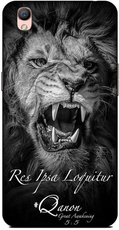 CROKIAN Back Cover for Oppo A37 Lion Back Cover  (Multicolor, Hard Case, Pack of: 1)