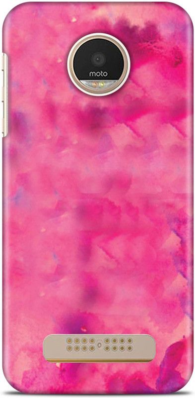 Sankee Back Cover for Motorola Moto Z Play  (Pink, Hard Case)