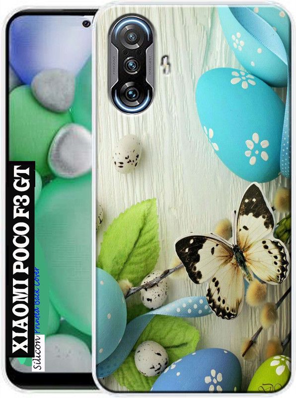 KENTAROELENE Back Cover for Poco F3 GT, Xiaomi Poco F3 GT, Xiaomi Redmi Poco F3 GT 5G  (Multicolor, Dual Protection, Silicon)