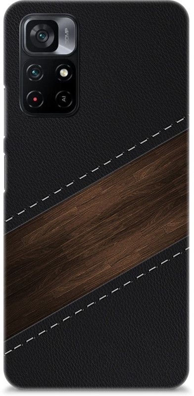 Chiraiyaa Back Cover for POCO M4 Pro 5G  (Black, Brown, Hard Case)