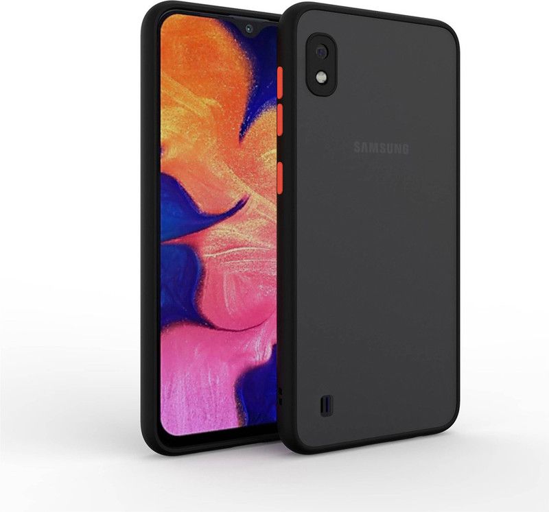 Fonecase Mobilecovers Back Cover for Samsung m10, Plain, Case, Cover  (Black, Shock Proof)