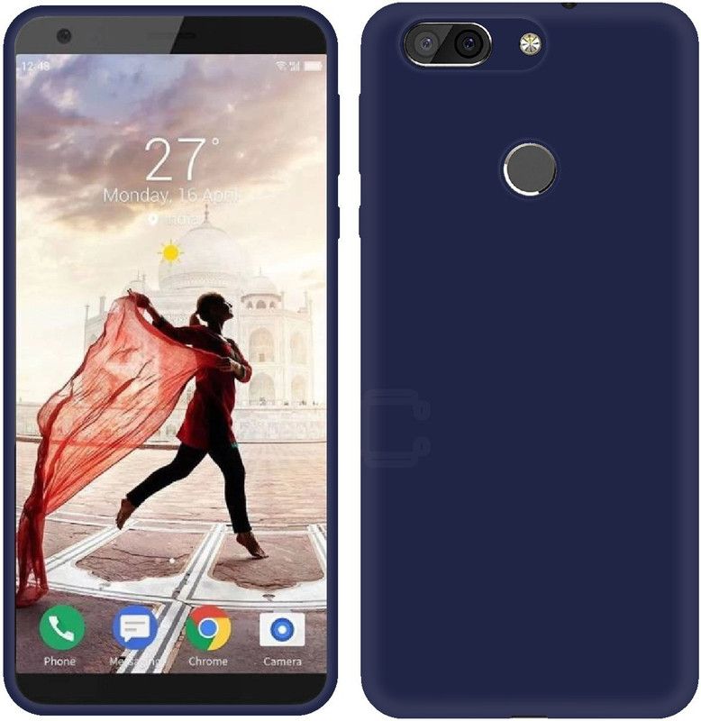 CASE CREATION Back Cover for InFocus Vision 3 Pro  (Blue, Dual Protection, Pack of: 1)