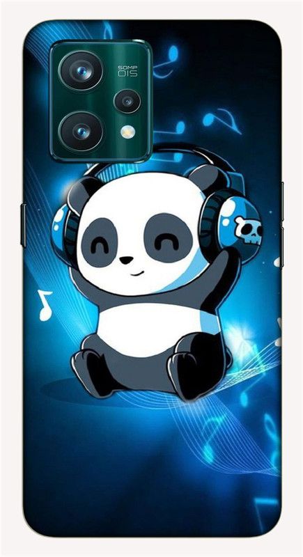 iprinto Back Cover for Realme 9 Pro PLUS 5G, RMX3392 Cute Panda Back Cover  (Blue, Hard Case)