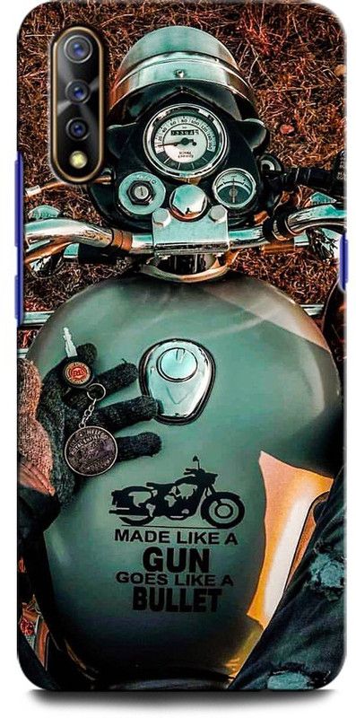 GRAFIQE Back Cover for Vivo Z1x BIKE, BULLET, RIDE, RIDER, ROYAL ENFIELD  (Multicolor, Shock Proof)
