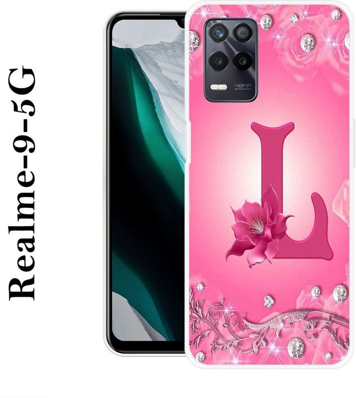INDIALAND Back Cover for Realme 9 5G  (Pink, Grip Case, Silicon)