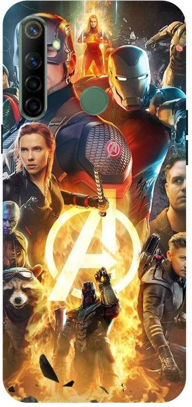 URCHIN Back Cover for Realme5 Avengers, infinity wars, end game, superheros, iron man  (Multicolor, Shock Proof, Pack of: 1)