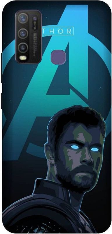 Vinsmoke Back Cover for Vivo Y50 Avengers, Avengers Logo, Superhero  (Multicolor, Shock Proof, Pack of: 1)