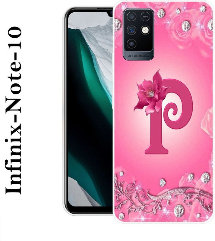 SUPERCASE Back Cover for Infinix Note 10  (Pink, Grip Case, Silicon)