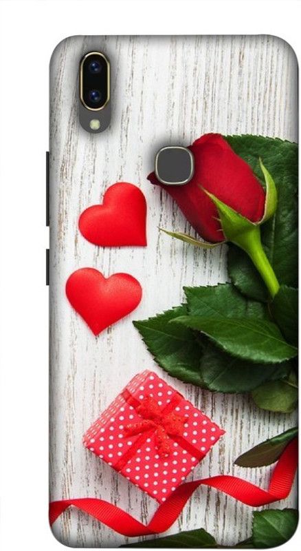 LUCKY MOBI.COM Back Cover for VIVO V9 YOUTH ( flowers wallpaper, love) PRINTED BACK COVER  (Multicolor, Waterproof, Pack of: 1)