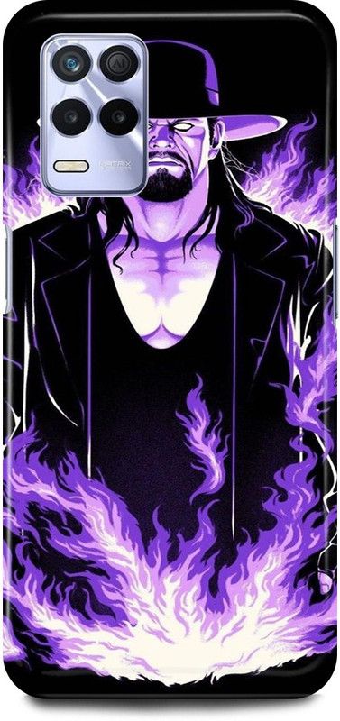 play fast Back Cover for Realme Narzo 30 5G UNDERTAKER, WWE, STAR, WRESTLER  (Purple, Hard Case, Pack of: 1)