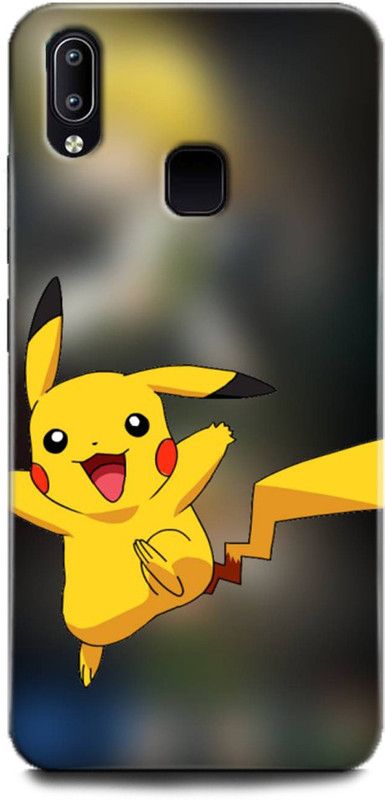 Afterglow Back Cover for Vivo V9 Youth PIKACHU, CARTOON, POKEMON, CUTE, PIKACHU POKEMON, LOVE  (Multicolor, Shock Proof, Pack of: 1)