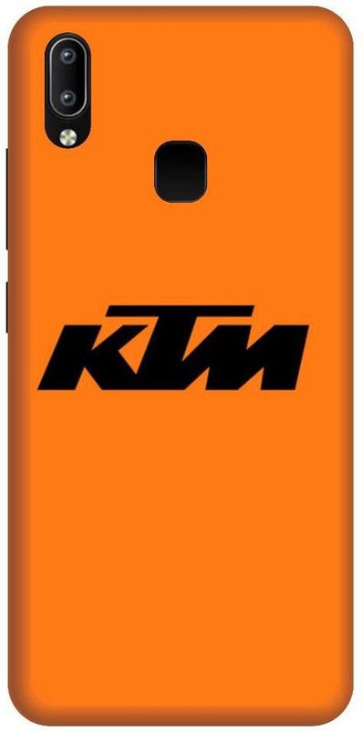 URCHIN Back Cover for Vivo Y93  (Orange, Black, Shock Proof, Pack of: 1)