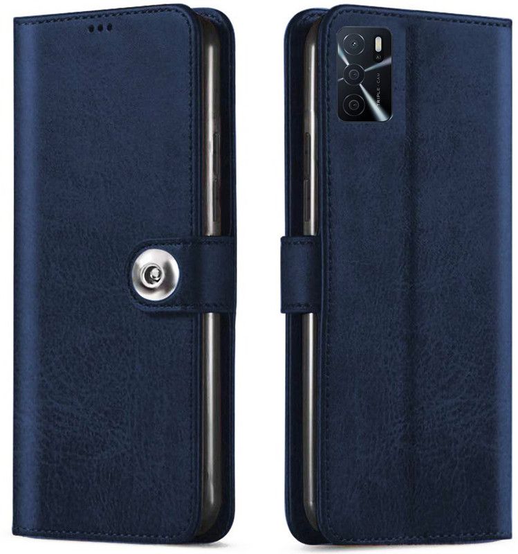 GLOVER Back Cover for OPPO A16  (Blue, Pack of: 1)