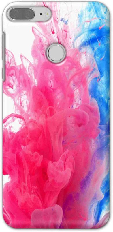NDCOM Back Cover for Honor 9 Lite Pink Color Smoke Printed  (Multicolor, Hard Case, Pack of: 1)