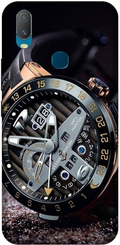 URCHIN Back Cover for Vivo Y17 watch, time, abstract, 3d, cool, texture, hd  (Multicolor, Shock Proof, Pack of: 1)
