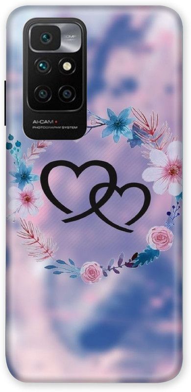 BALESARA Back Cover for Redmi 10 Prime  (Blue, Pink, Pack of: 1)