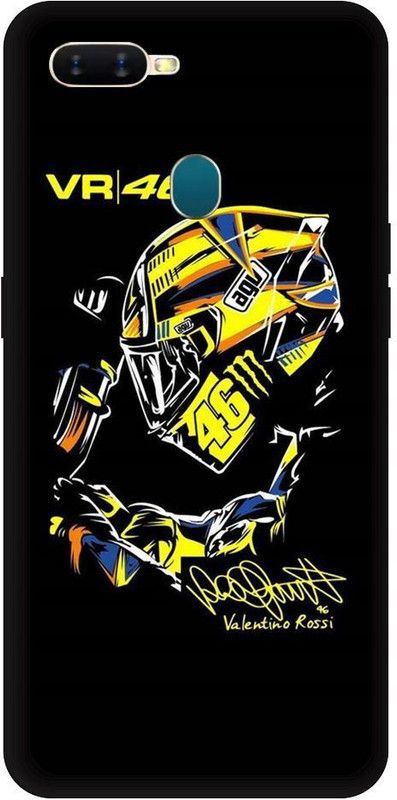 URCHIN Back Cover for Oppo A5s valentino rossi, vr46, vr46 helmet, agv, bike rider, motogp  (Multicolor, Shock Proof, Pack of: 1)