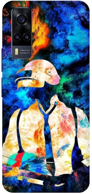 THE NARAYANA COLLECTIONS Back Cover for VIVO Y51 (2020)- V2030-PUBG,BOY,GAME,GUN,AWM  (Multicolor, Hard Case, Pack of: 1)