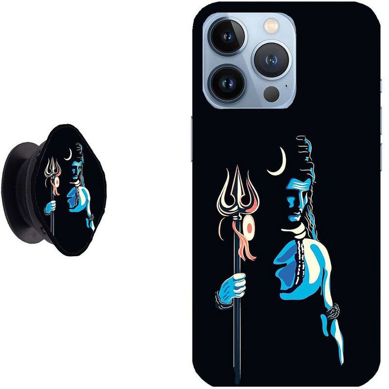 Flipkart SmartBuy Back Cover for Apple IPhone 13 Pro  (Black, Blue, Cases with Holder, Pack of: 1)