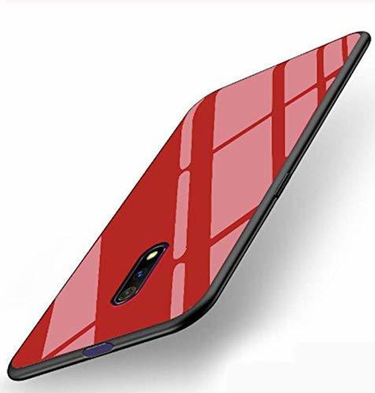 Sajni Creations Back Cover for Realme X  (Red, Pack of: 1)