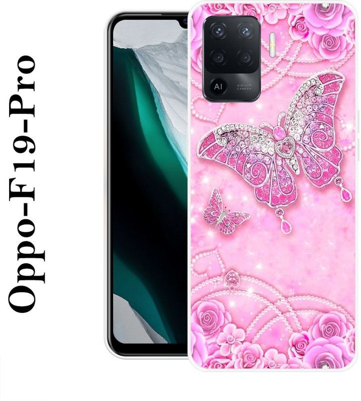 SIMAWAT Back Cover for Oppo F19 Pro  (Multicolor, Grip Case, Silicon)