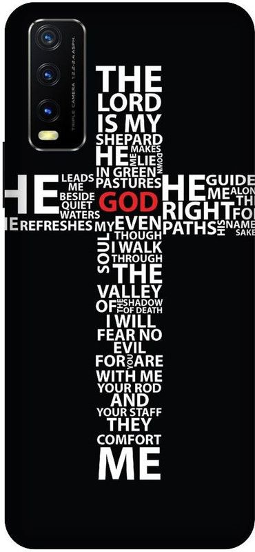 URCHIN Back Cover for Vivo Y20G jesus christ, Cross, Jesus cross, christian, Ishu Masiha, God  (Multicolor, Shock Proof, Pack of: 1)